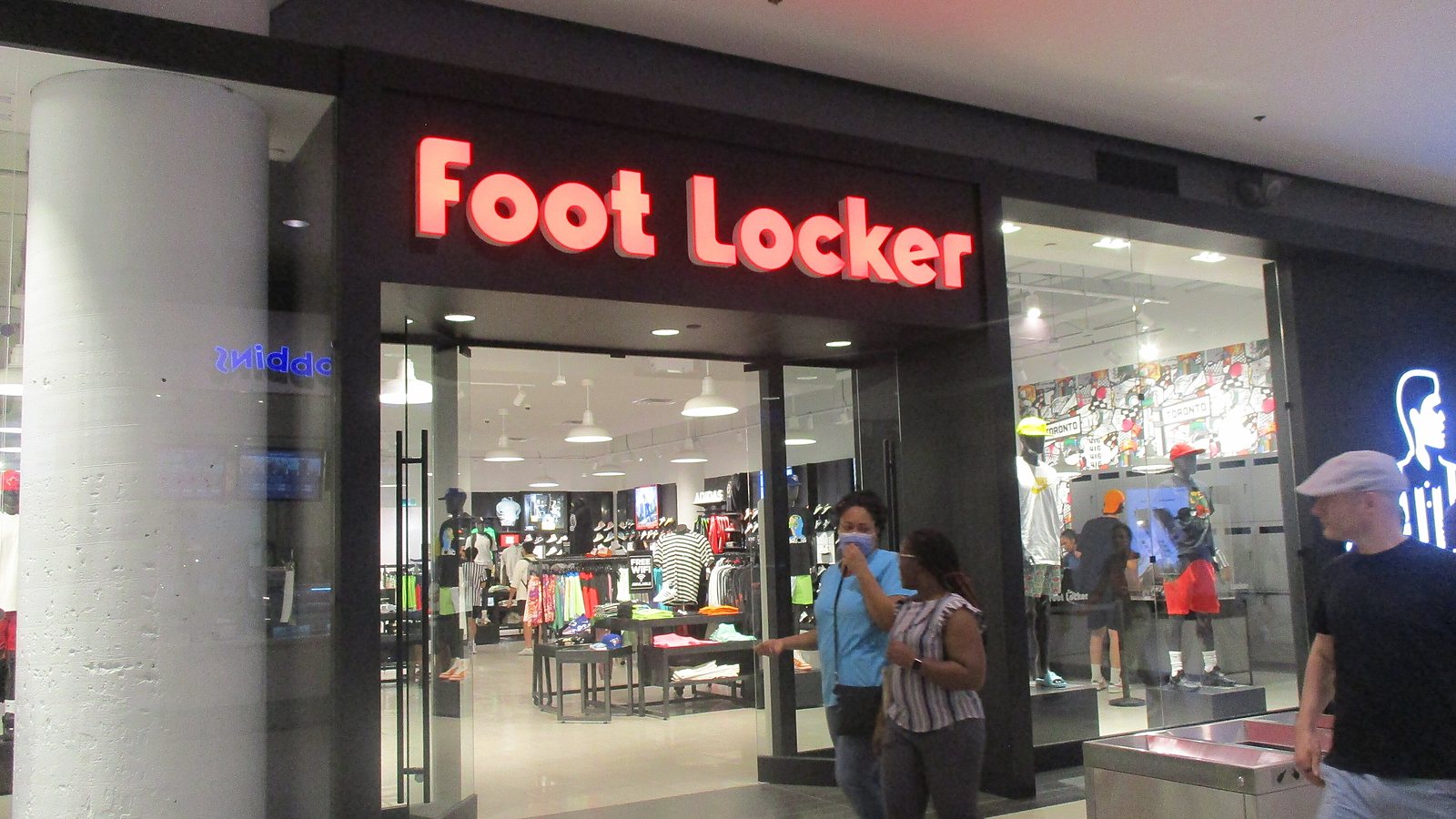 Dick's own stores grew 4.9 percent and the stock still fell 20 percent. The damage came entirely from the 2,478 Foot Locker shops it bought last year
